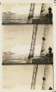Image of Iceberg from deck of Bowdoin